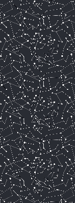 Fabric roller blind for window Constellation