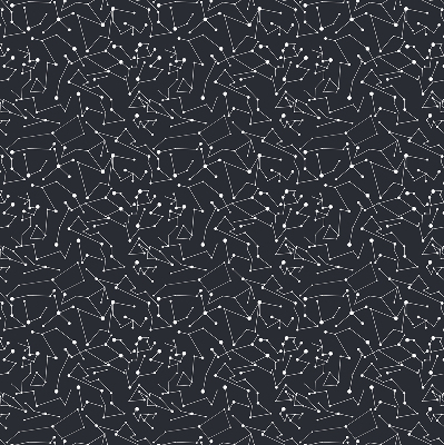 Fabric roller blind for window Constellation