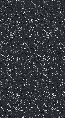 Fabric roller blind for window Constellation