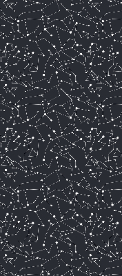 Fabric roller blind for window Constellation