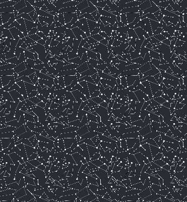 Fabric roller blind for window Constellation