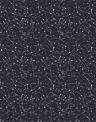 Fabric roller blind for window Constellation