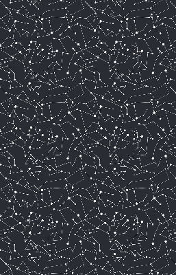 Fabric roller blind for window Constellation