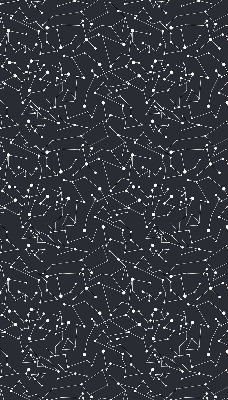 Fabric roller blind for window Constellation