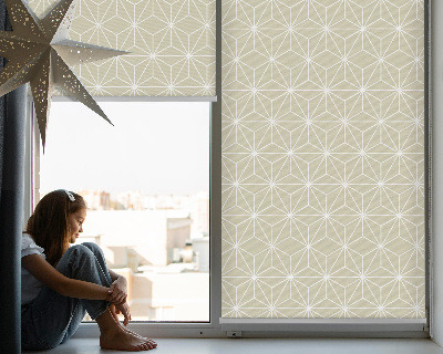 Blackout roller blind White dots connected by dots