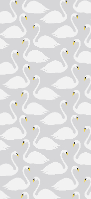 Blackout roller blind Swans