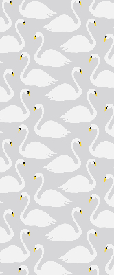Blackout roller blind Swans