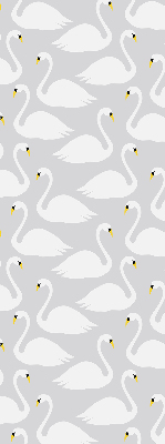 Blackout roller blind Swans