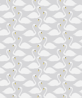 Blackout roller blind Swans