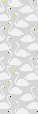 Blackout roller blind Swans