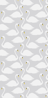 Blackout roller blind Swans
