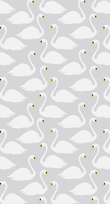 Blackout roller blind Swans