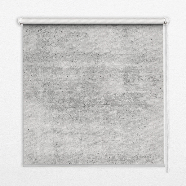 Fabric roller blind for window Gray texture