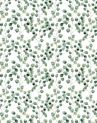 Blackout roller blind Leaves from the branches