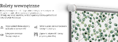 Blackout roller blind Leaves from the branches
