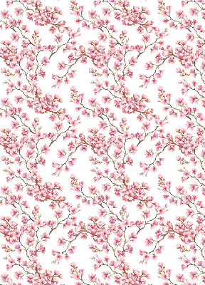 Blackout roller blind Pink lily