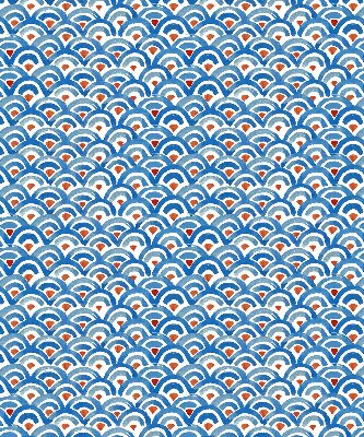 Blackout roller blind for window Colorful scales