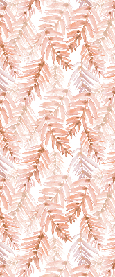 Blackout roller blind Pink leaves