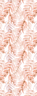 Blackout roller blind Pink leaves