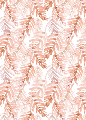 Blackout roller blind Pink leaves