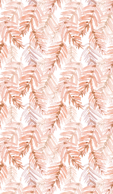 Blackout roller blind Pink leaves