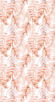 Blackout roller blind Pink leaves