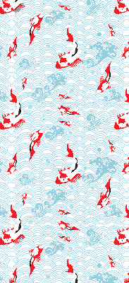 Blackout roller blind for window Fish in the water