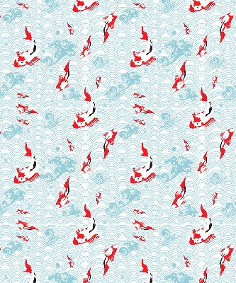 Blackout roller blind for window Fish in the water