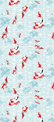 Blackout roller blind for window Fish in the water