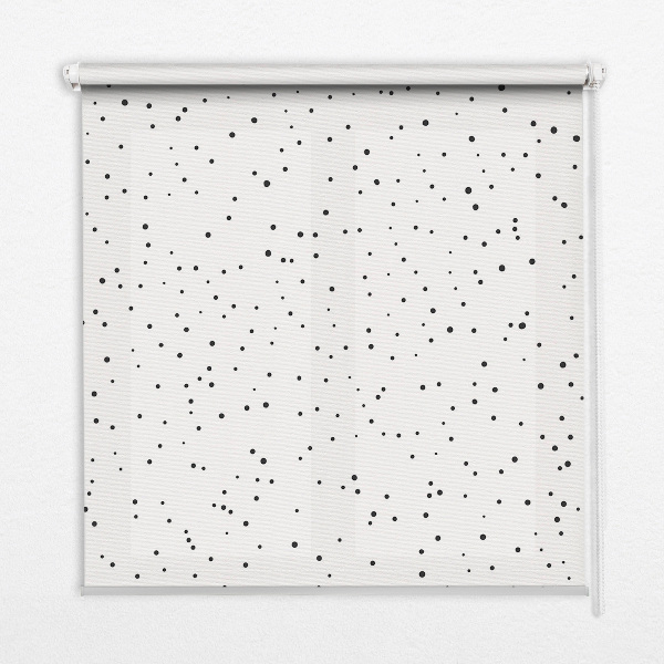 Fabric roller blind for window Dots