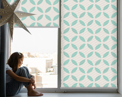 Blackout roller blind Beige pattern
