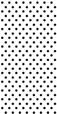 Blackout roller blind for window Black dots