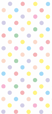Blackout roller blind Colorful dots