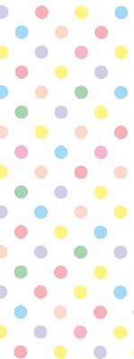 Blackout roller blind Colorful dots