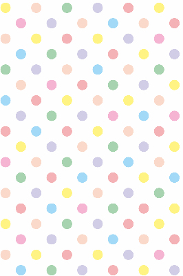 Blackout roller blind Colorful dots