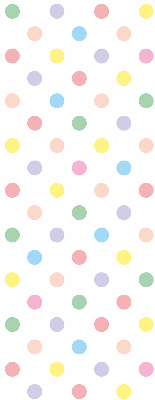 Blackout roller blind Colorful dots