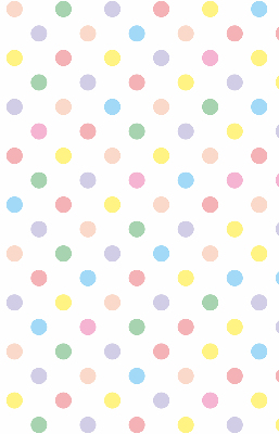 Blackout roller blind Colorful dots