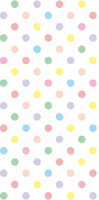 Blackout roller blind Colorful dots