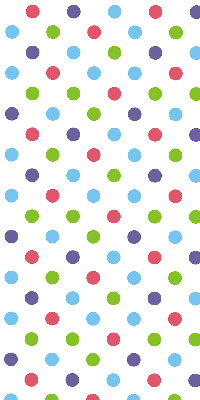 Blackout roller blind for window Colorful dots