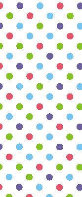 Blackout roller blind for window Colorful dots