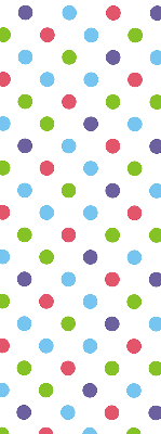 Blackout roller blind for window Colorful dots