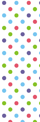 Blackout roller blind for window Colorful dots