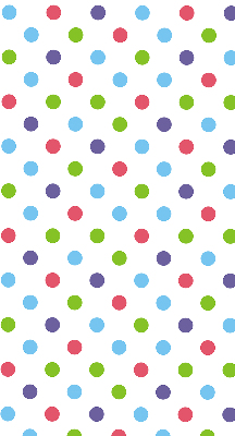 Blackout roller blind for window Colorful dots
