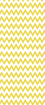 Blackout roller blind Yellow zigzags
