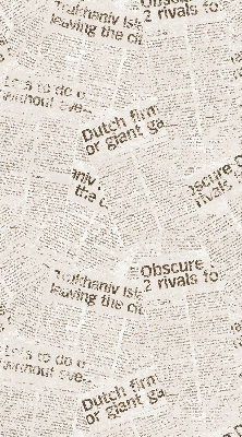 Fabric roller blind for window Newspapers