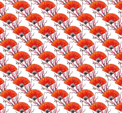 Blackout roller blind for window Red fans