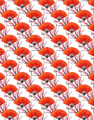 Blackout roller blind for window Red fans