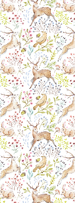 Blackout roller blind Roe deer and deer