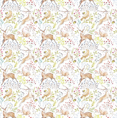 Blackout roller blind Roe deer and deer