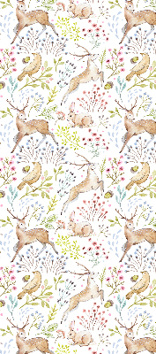 Blackout roller blind Roe deer and deer